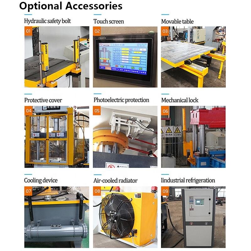 High Precision 100 ton 160ton 200t workshop 4 column hydraulic press pressing machine 200 ton for sale details