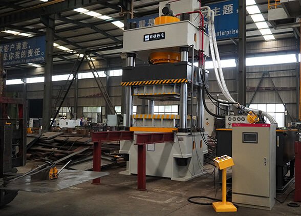 automatic 800 ton hydraulic pres for stainless steel water tanks making machine manufacture