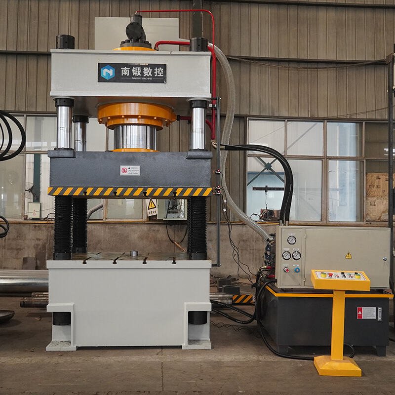 Nadun 500t Hydraulic Press with Heating Plate for Metal Hot Forming supplier
