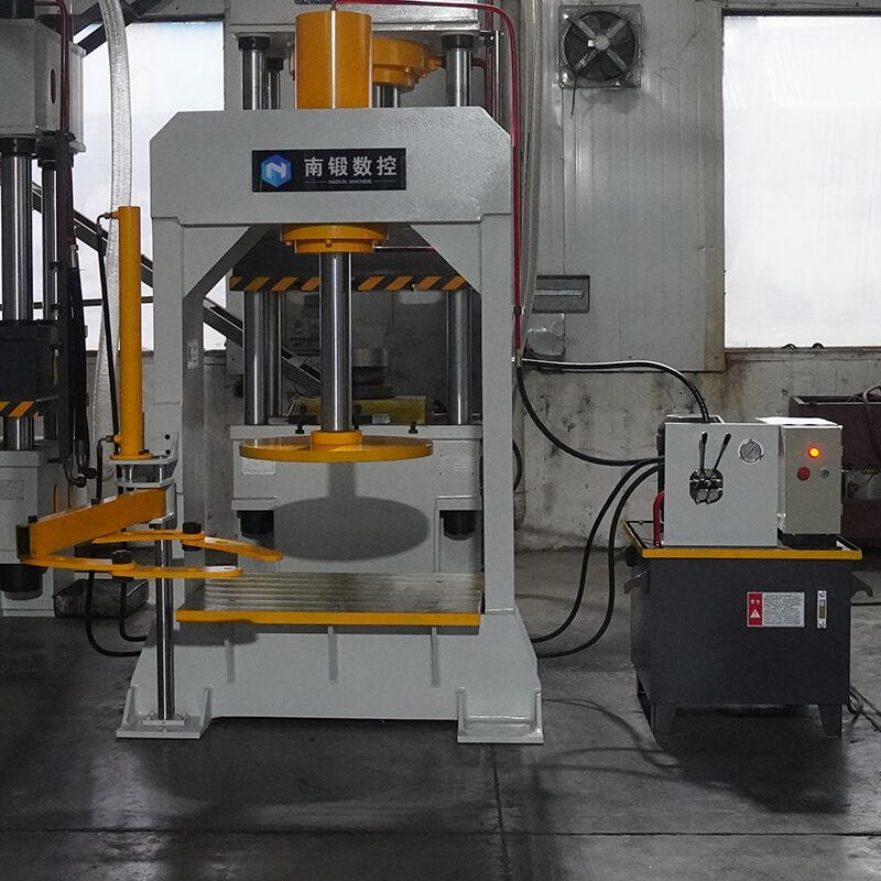 120 ton hydraulic forklift solid tire press machine with lift arm supplier