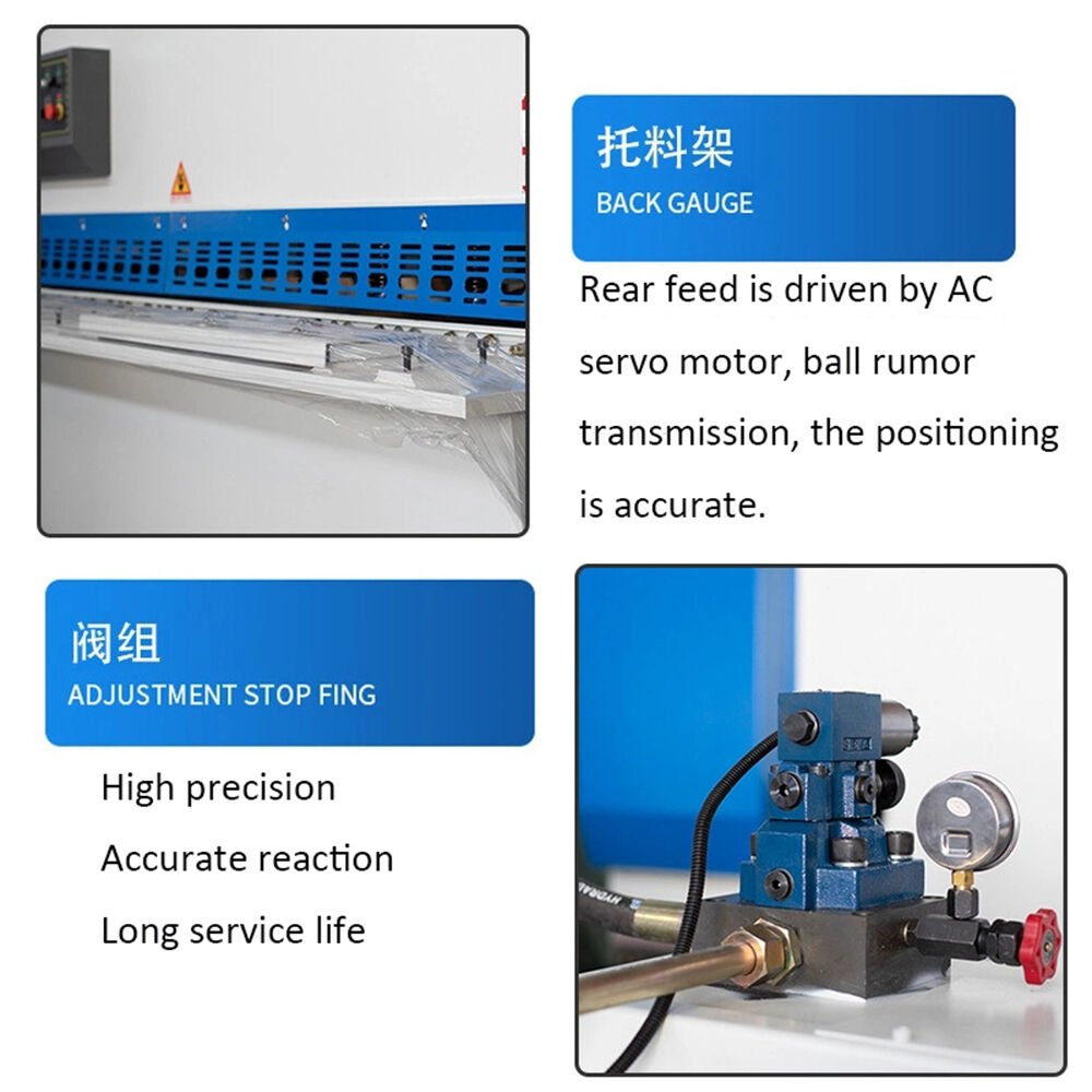 Hydraulic Guillotine Shearing Machine for metal sheet cutting factory