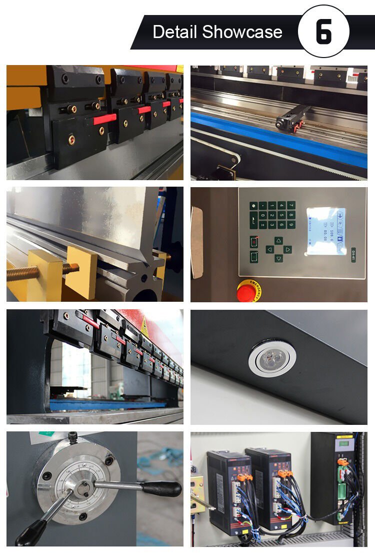 100 ton CNC hydraulic press brake machine manufacture